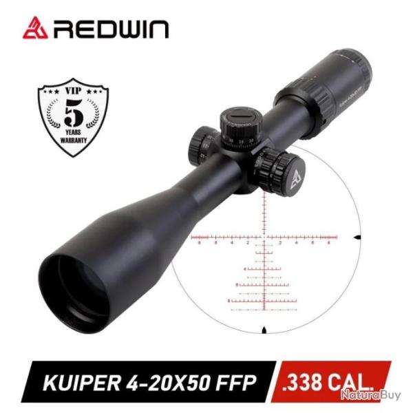 REDWIN P1 KUIPER 4-20X50 FFP PAIEMENT EN 3  OU 4 FOIS - LIVRAISON GRATUITE