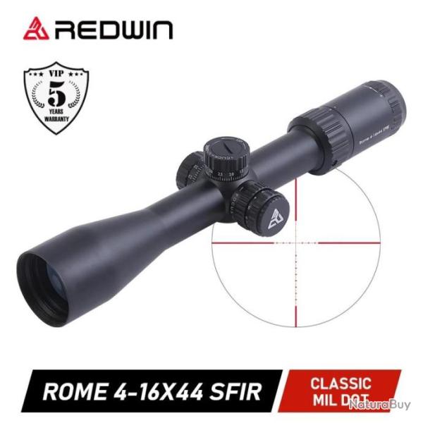 REDWIN RED P1 COULEUR NOIR SFIR 4-16X44 PAIEMENT EN 3  OU 4 FOIS - LIVRAISON GRATUITE