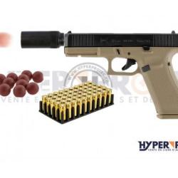 Pack D&eacute;fense Glock 17 Gen 5 Edition limit&eacute;e French army - Pistolet Alarme