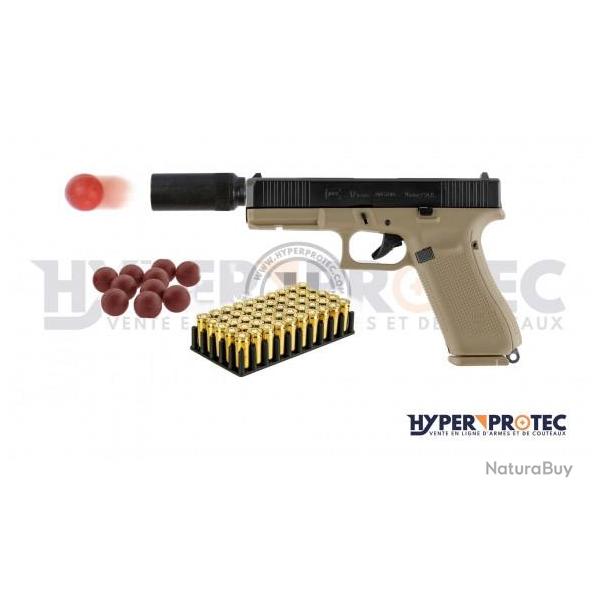 Pack D�fense Glock 17 Gen 5 Edition limit�e French army - Pistolet Alarme