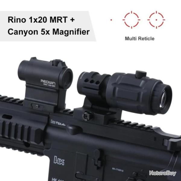 REDWIN RINO 1X20 MRT + CANYON 5X PAIEMENT EN 3 OU 4 FOIS - LIVRAISON GRATUITE