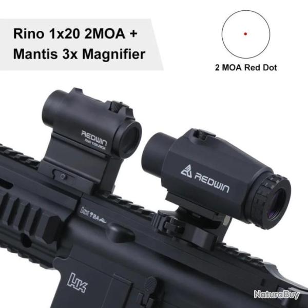 REDWIN RINO 1X20 2 MOA + MANTIS 3X PAIEMENT EN 3 OU 4 FOIS - LIVRAISON GRATUITE