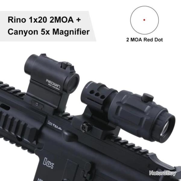 REDWIN RINO 1X20 2 MOA + CANYON 5X PAIEMENT EN 3 OU 4 FOIS - LIVRAISON GRATUITE