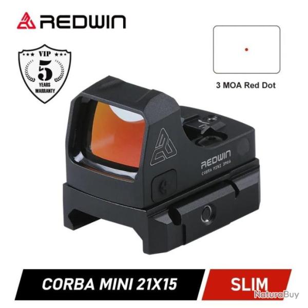 REDWIN CORBA 3 MOA + MONTAGE PICATINNY PAIEMENT EN 3 OU 4 FOIS - LIVRAISON GRATUITE