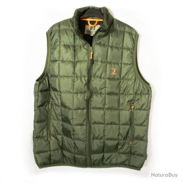 DESTOCKAGE - Gilet de tir Percussion chauffer - Vert - pour homme - Neuf