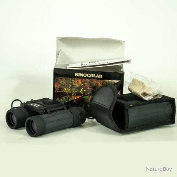 Jumelles blind�es en caoutchouc noir - destockage - Neuf avec etui et carton.