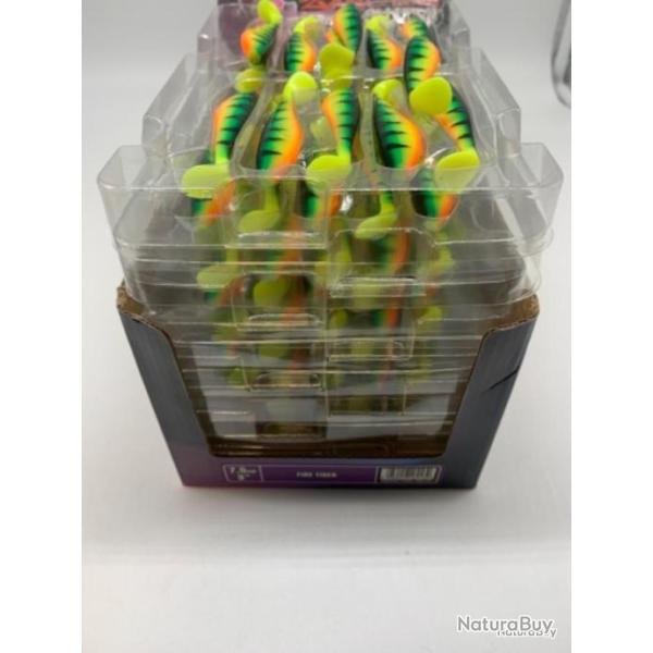 Leurre souple de p�che Xander pro shads Fox rage fire tiger