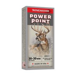 1 boite de Balles calibre 30-30 Win Power Point 150Gr