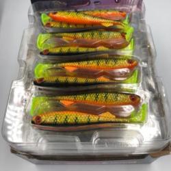 Leurre souple de p&ecirc;che Slick Shad Fox Rage Natural perch 11cm