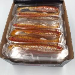 Leurre souple de p&ecirc;che Ultra UV Slick Shad Fox rage blue tinsel 13cm