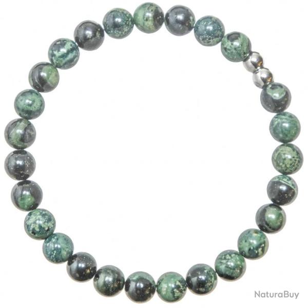 Bracelet en jaspe de Kambaba - Perles rondes 6 mm
