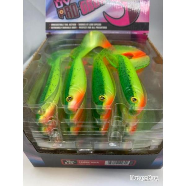 Leurre souple de p�che pro grub Fox rage lemon tiger