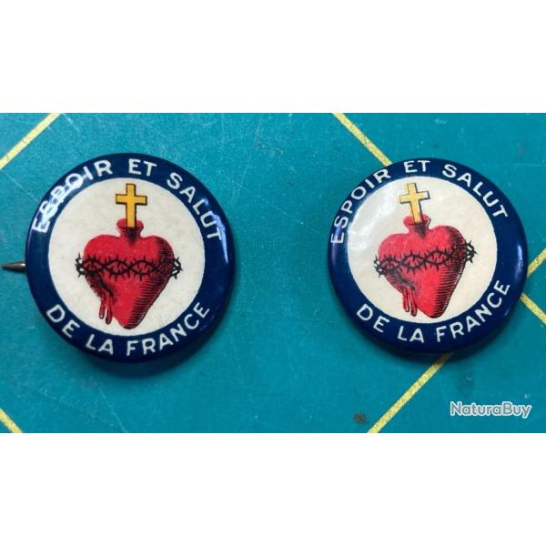 Lot de 2 insignes ww1