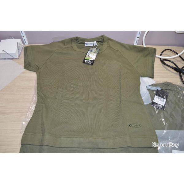 T-Shirt  Gelert Militaire Vert olive Surplus 14 Eur 42  randonn�e sortie nature opex