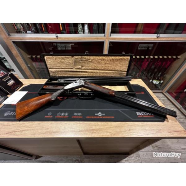 Beretta SO4 a platine avec deux canons et deux devants bois 12/70