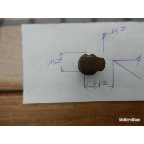 une pi�ce  d�tach�e pour une arme non identifi�e