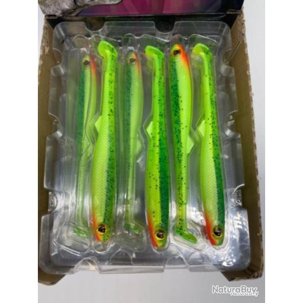 Leurre souple de p�che slick fast fox rage lemon tiger 15cm