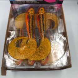 Leurre souple de p&ecirc;che ultra UV pro-grub Fox rage Goldie 23cm