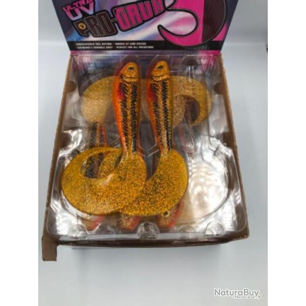 Leurre souple de p�che ultra UV pro-grub Fox rage Goldie 23cm