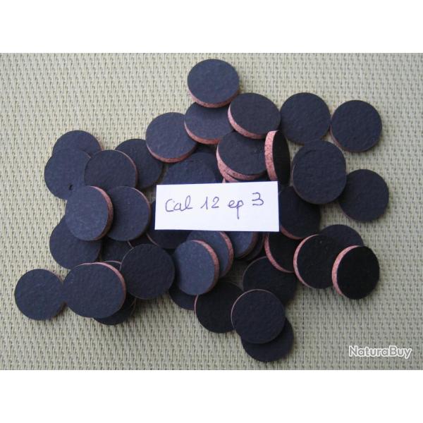 100  Bourres  de  compl�ment  cal  12  �paisseur  3 mm