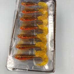 Leurre souple de p&ecirc;che ultra UV pro-grub Goldie 8cm