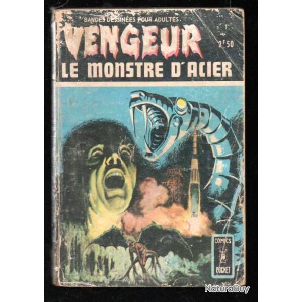 vengeur le monstre d'acier bd de presse comic's science fiction