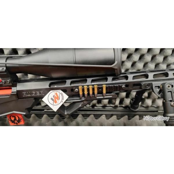 RAIL MLOK  - Porte cartouche 22lr pour l'ensemble des rail MLOK ( 22lr ) 1UNIT - Impression 3d