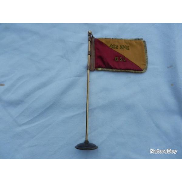 rare fanion de table et de bureau 403�BSL FORPAINU -