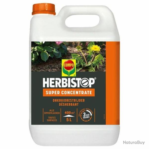 Herbistop Super D�sherbant 5 Litres Toutes Surfaces Sans Glyphosate