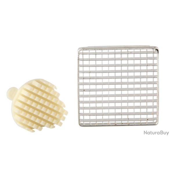 KIT POUSSOIR & COUTEAU ETAME POUR COUPE FRITE 20 x 20 mm