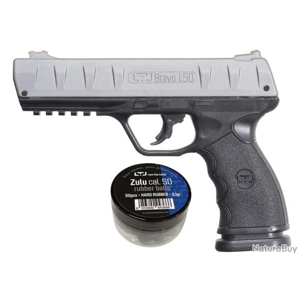 Pack pistolet de defence Bravo 1.5 LTL Cal.50 6 coups
