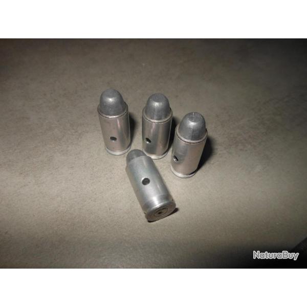 LOT DE 4 CARTOUCHES DE COLT .45 NEUTRALIS�ES