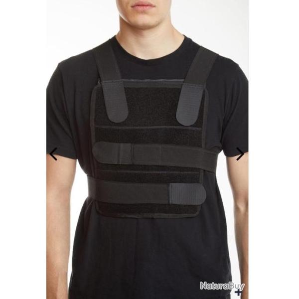 Gilet anti-couteaux avec plaques anti-perforation