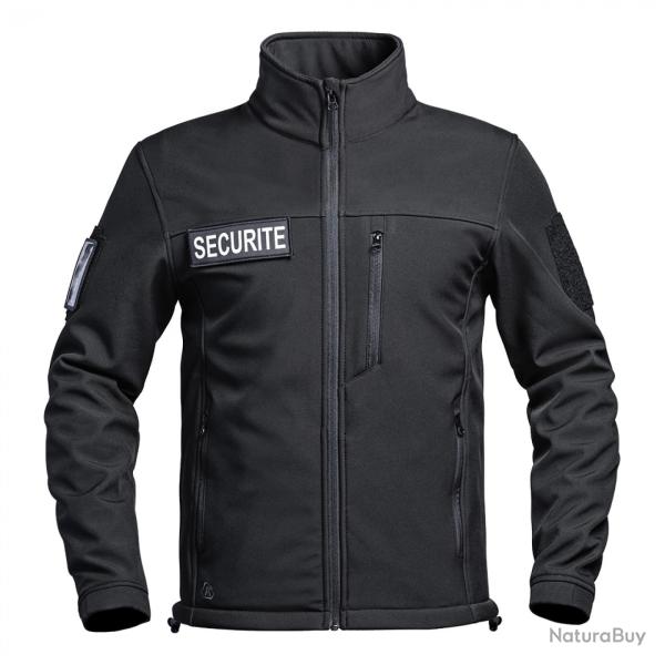 Veste Sofshell noire SECU ONE