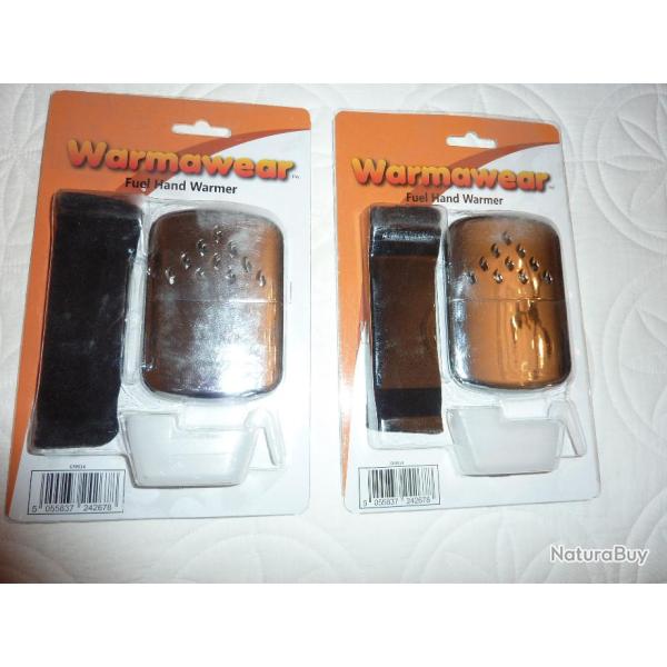 1 LOT DE DEUX CHAUFFERETTES NEUVES A CATALYSE IDEM  ZIPPO