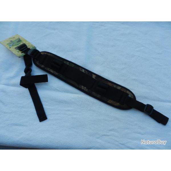 bretelle � fusil neuve Territoire Chasse camo/noir n�opr�ne pour fusil ou carabine