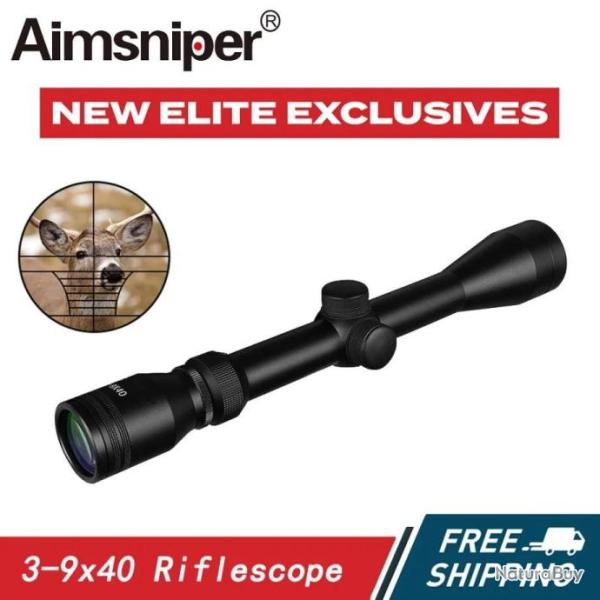 AIMSNIPER Lunette de vise 3-9X40 - LIVRAISON GRATUITE !!