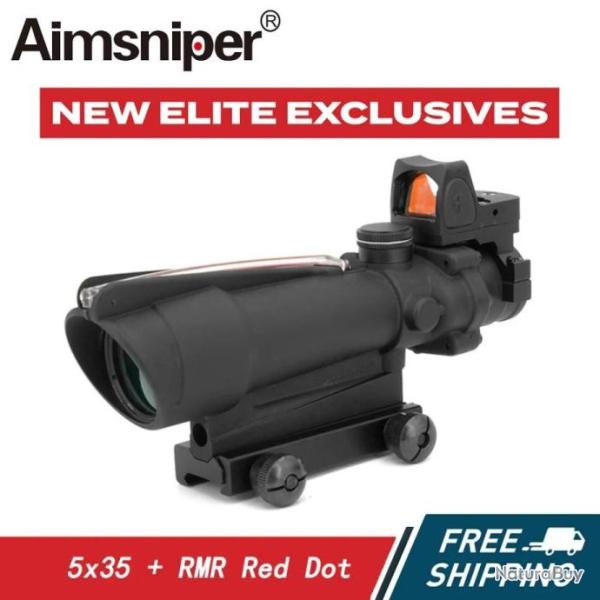 AIMSNIPER LUNETTE DE VISEE TACTIQUE 5X35 + RED DOT PAIEMENT EN 3 OU 4 FOIS  LIVRAISON GRATUITE !!