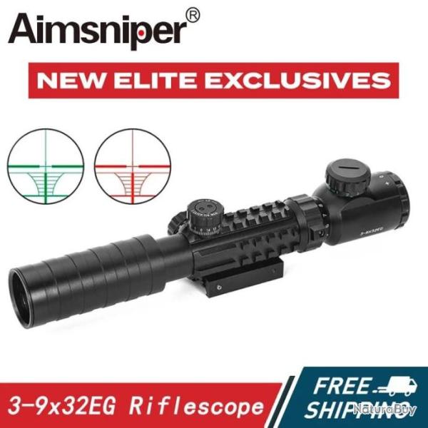AIMSNIPER LUNETTE DE VISEE TACTIQUE 3-9X32 - LIVRAISON GRATUITE !!