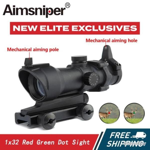 AIMSNIPER VISEUR TACTIQUE A POINT ROUGES - LIVRAISON GRATUITE !!