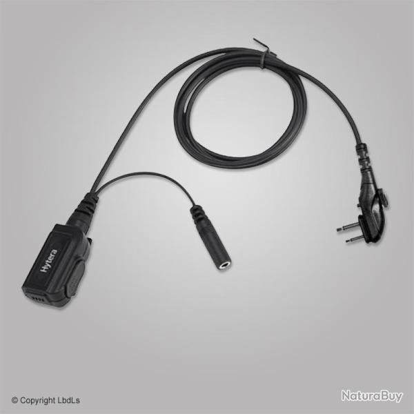 Micro PTT Hytera avec connectique �coute (711HYT006) pour BD505U-TC6