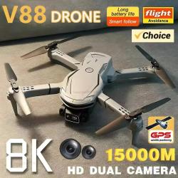 Drone Pro 8K GPS HD 5G 2 Cameras 5km, Modele: 3 Batteries