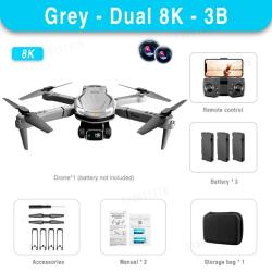 Drone Pro 8K GPS HD 5G 2 Cameras 5km -3 Batteries