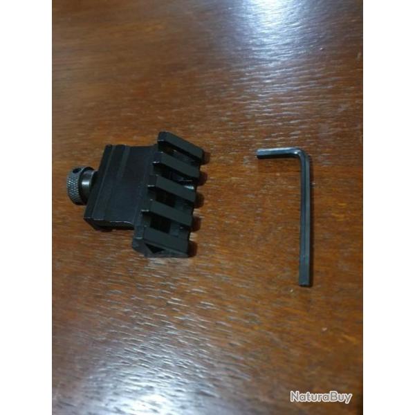 Montage rapide sur rail weaver de 22mm avec weaver ct 45 neuf