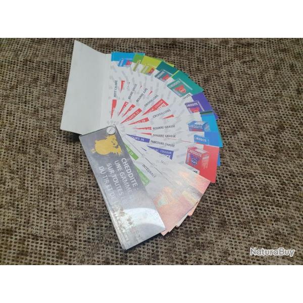 catalogue CHEDDITE de 1996 de leur diff�rents mod�les de cartouches