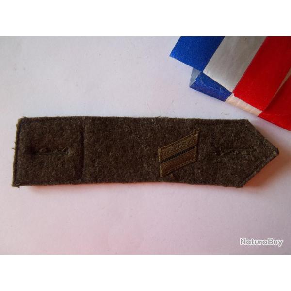 Galon grade militaire �poque Indo/Alg�rie