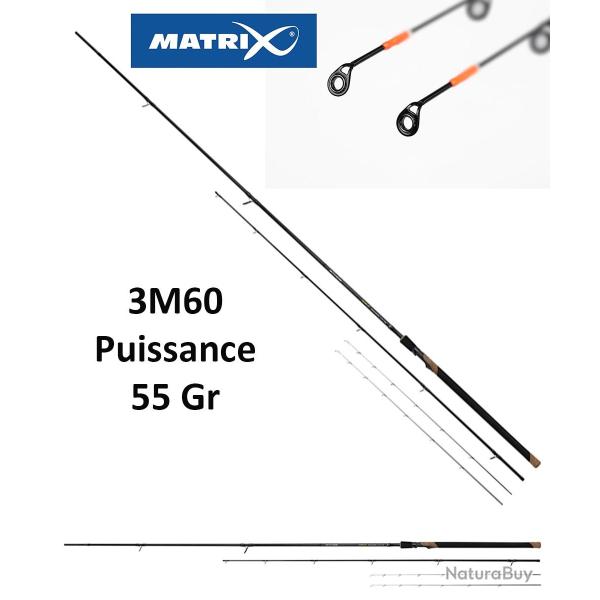 Canne feeder Matrix Ethos XR-F feeder 3M60 55 Gr