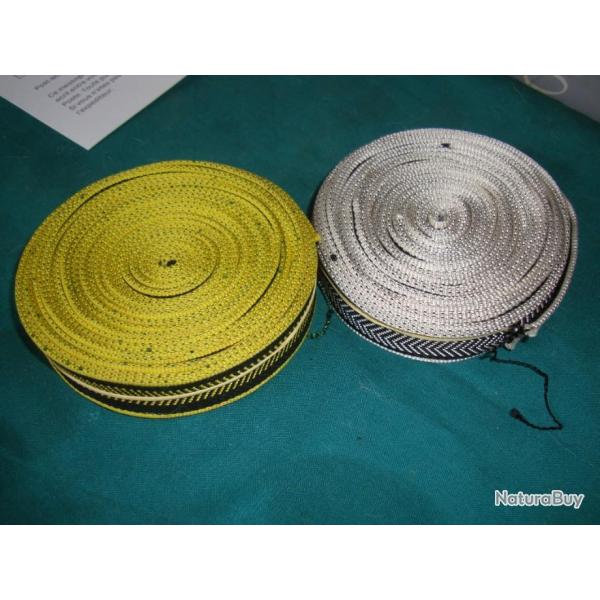 LOT  BOBINE DE GALON 7M.LOT DE DEUX