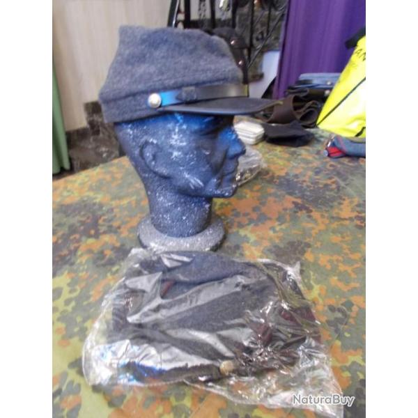 Kpi US Confdr ( Confederate calot ) GRIS FONCE  Sudiste CSA  Civil War