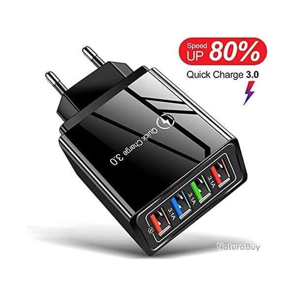 Chargeur pour collier GARMIN TT25 TT20 3 ports Charge Rapide Portable Mur Chargeur Mobile r�sistance
